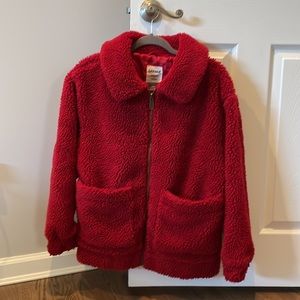 Red Teddy Coat